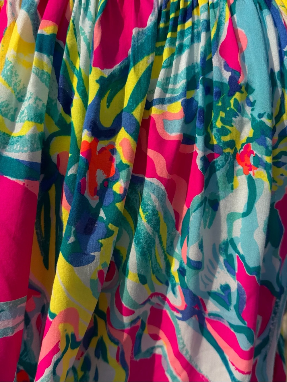 Lilly Pulitzer Gumbo Limbo Tunic — Pink, Turquoise & Yellow - Picture 8 of 8